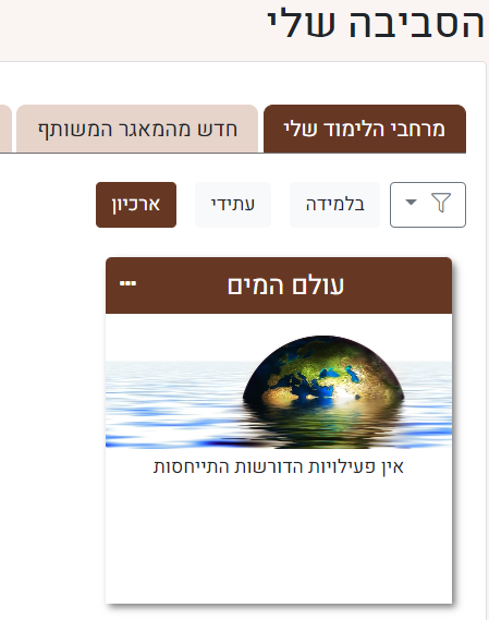 ארכיון קורסים