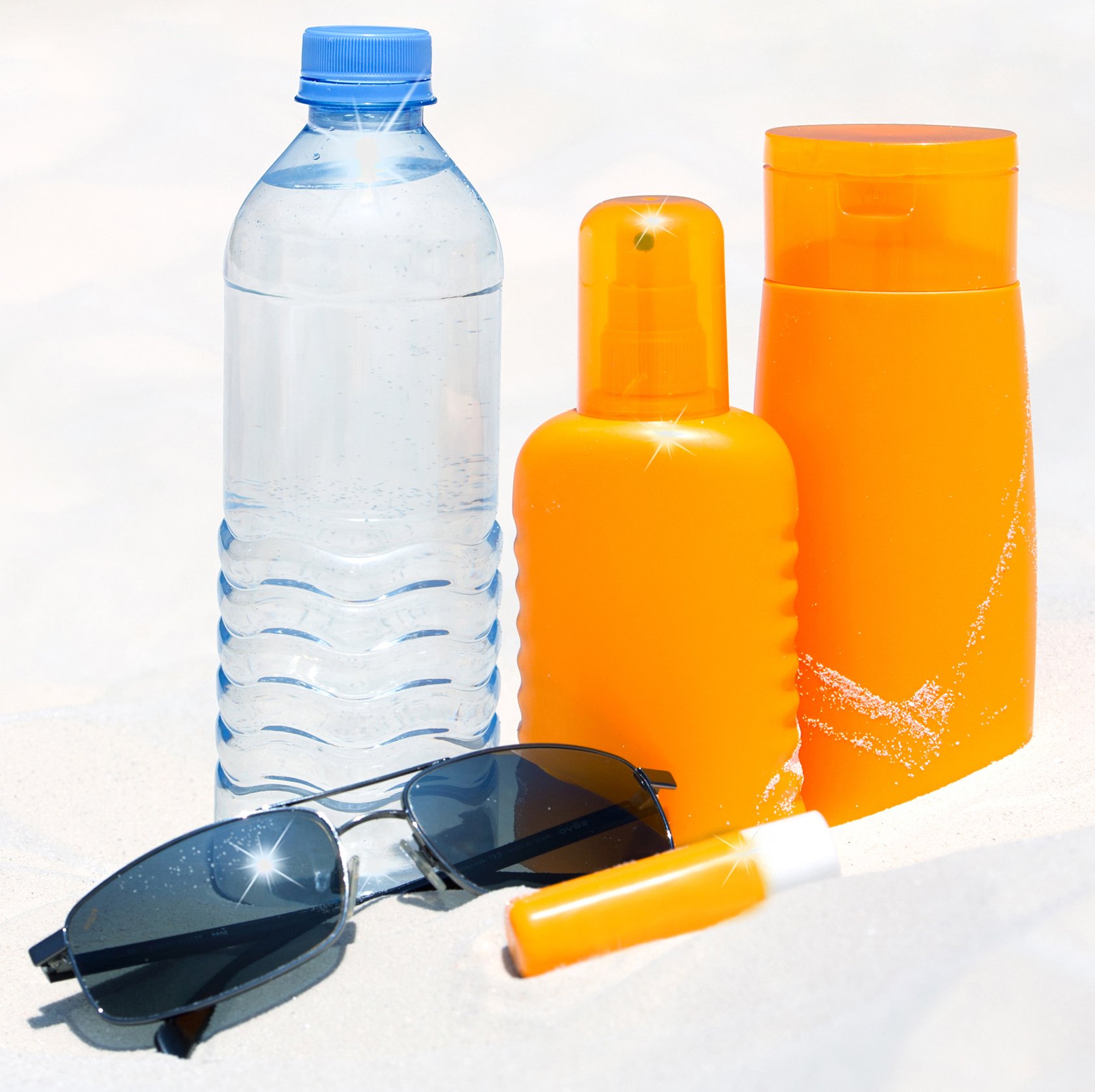 בקבוק קרם הגנה