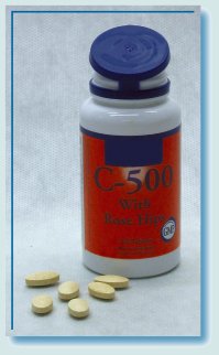 קופסת כדורים של ויטמין C