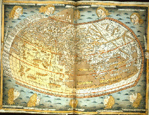 שחזור שנעשה למפת העולם לספירה