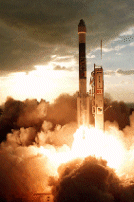 תמונה של שיגור חללית לחלל 