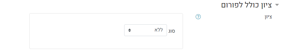 ציון כולל לפורום