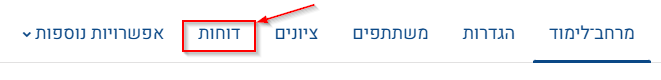 בחירת דוחות בסרגל